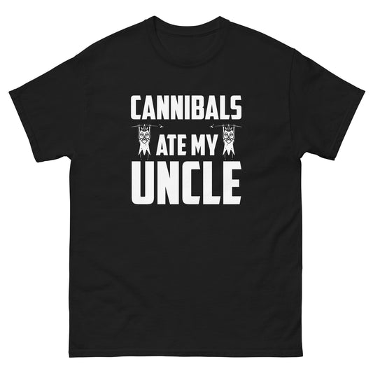 Cannibals Ate My Uncle Joe Biden Parody Novelty Graphic Classic T-Shirt